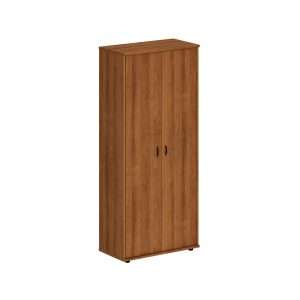 Шкаф закрытый высокий темный орех