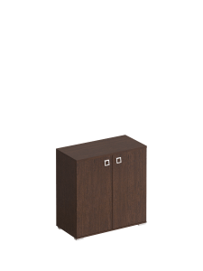 Шкаф для документов закрытый низкий венге виктория