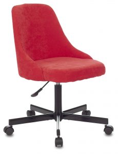 Кресло Бюрократ CH-340M красный Velvet 88 крестов. металл