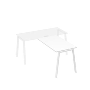 Брифинг-приставка каркас TRE белый премиум / металлокаркас белый