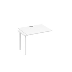 Секция стола рабочей станции каркас DUE белый премиум / металлокаркас белый