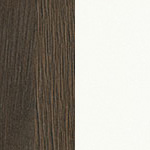 дуб гладстоун (столешница, фасад, топ)/ белый премиум (корпус)