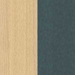 натуральный дуб / металлокаркас антрацит