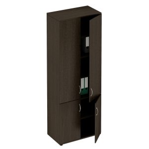 Шкаф для документов закрытый 4- дверный венге темный