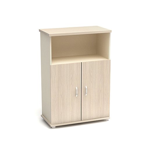 К1 Модерн (М46+М53*2+М47) Стеллаж средний 1 откр. Полка 855х442х1282