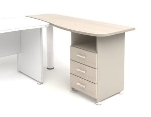 К26 Модерн (М16+М20+2131+М36) Тумба приставная правая 1600х600х740