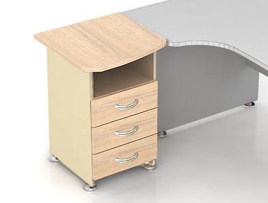 К37 Модерн (М23+М36+М20) Тумба приставная левая 500х600х740