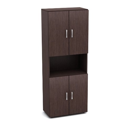 К4 Канц Шкаф высокий одна открполка (700х350х1830) (ШК31+ДК32х4)