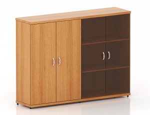 КЭ56 Шкаф низкий (КЭ19*2+КЭ31+КЭ23*2+КЭ36*2+ФС03*2) (1704*424*1274)