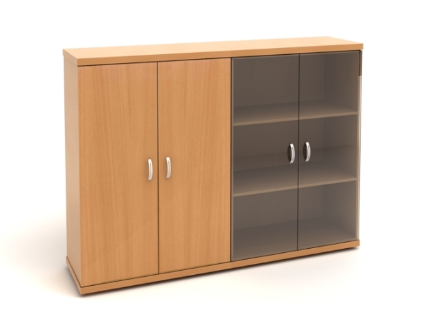 КЭ103 Шкаф низкий (КЭ19*2+КЭ31+КЭ23*2+БСКТ410*2+ФС03*2) (1704*424*1274)