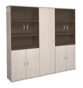 КЭ111 Шкаф высокий (КЭ17*2+КЭ24+КЭ30+КЭ22*4+БСКТ410*4+ФС03*4) (2254*424*2066)