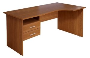 КМ77 Монолит (СМ6П+ТМ11) Стол кривол. с тумбой П 1604х904(704)х756