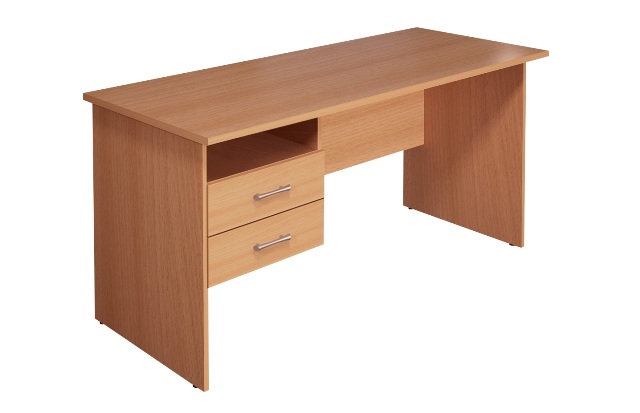 КМ80 Монолит (СМ2+ТМ11) Стол рабочий с тумбой 1404х704х756