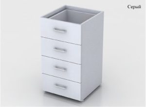 Каркас тумбы приставной 400х418х734