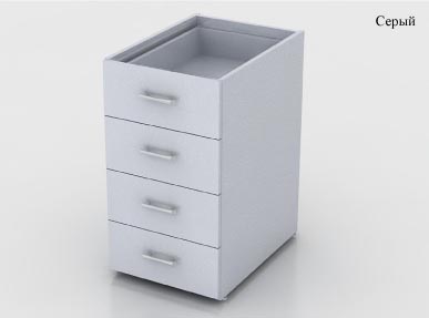 Каркас тумбы приставной 400х595х734