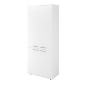 Шкаф высокий закрытый 4 двери 800х400х1980 (ДБ24+ДБ27*2+ДБ28*2)