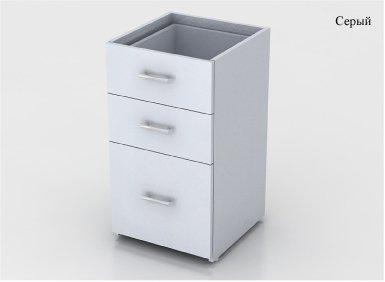 Каркас тумбы прист.файловой 400х418х734