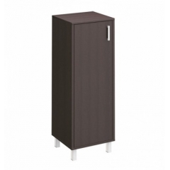 Шкаф 3 уровня, узкий, глухая дверь без замка, левая В421.6L (475x450x1310)